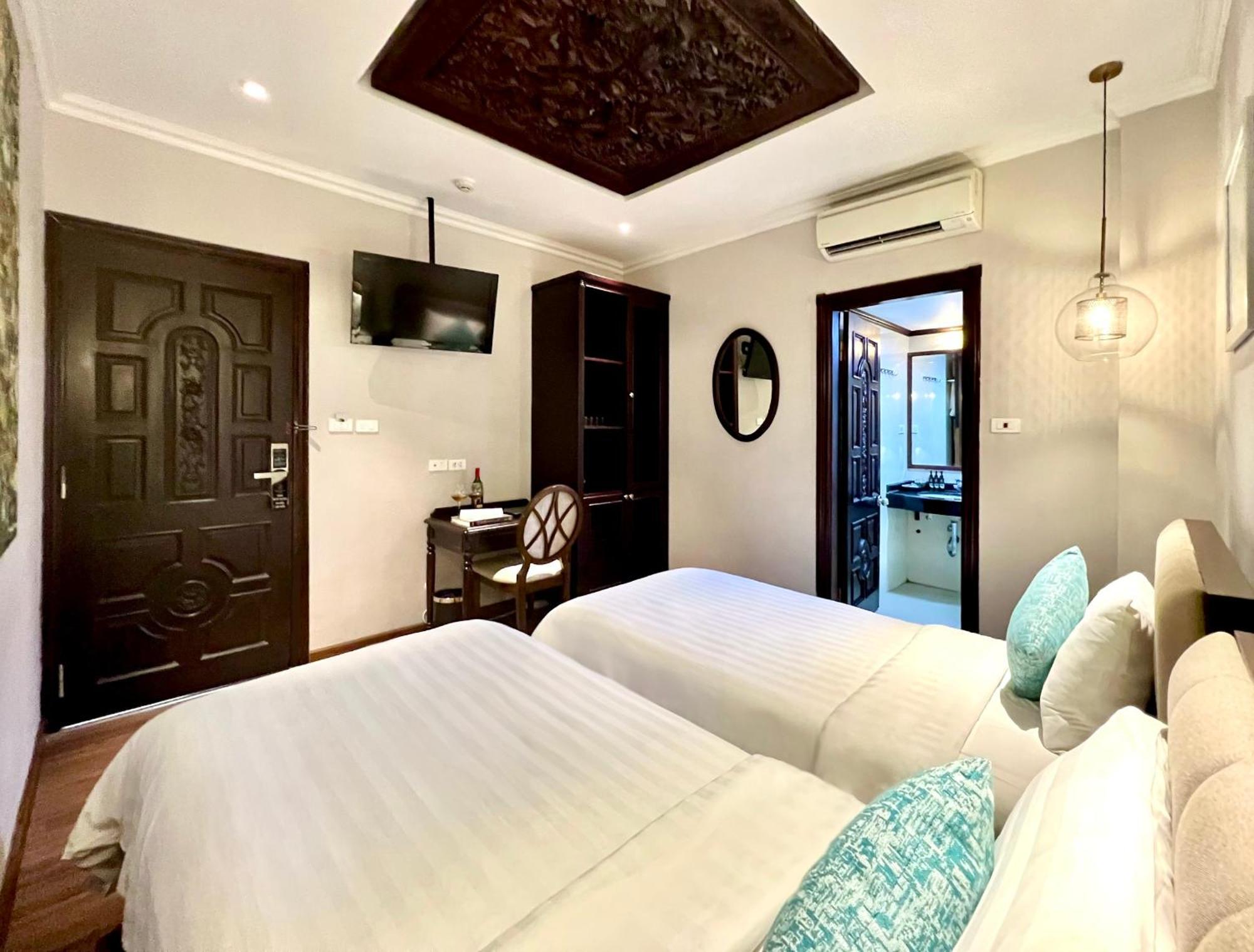 Hanoi Graceful Hotel And Travel Pokoj fotografie